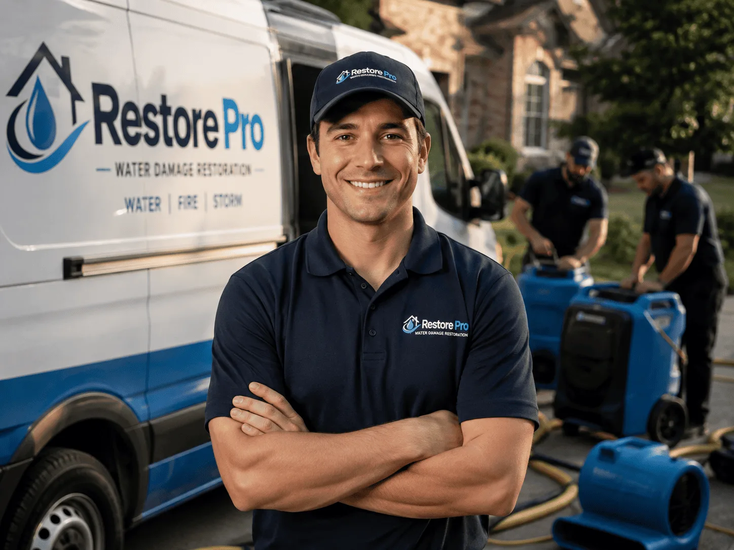 Water Damage Restoration company in Hye, TX